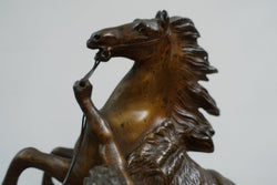 French Clock With A Marly Horse | Antique & Vintage | Moonee Ponds Antiques | Australia Wide Delivery