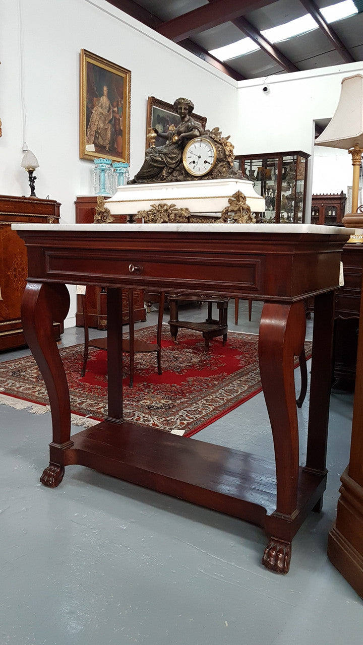 French Mahogany Console Table | Antique & Vintage | Moonee Ponds Antiques | Australia Wide Delivery