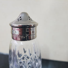 Stuart Crystal Salt & Pepper Shakers