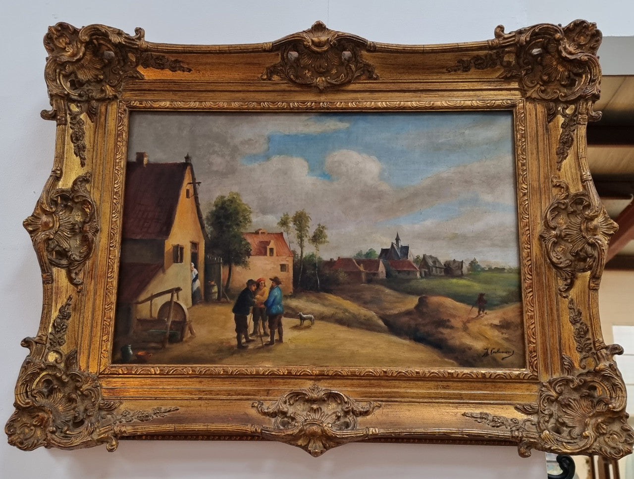 A Beautiful Antique Framed Oil Painting | Antique & Vintage | Moonee Ponds Antiques | Australia Wide Delivery