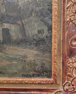 Late 19th Century Dutch Impressionist Signed Oil On Canvas Depicting Windmill Landscape | Antique & Vintage | Moonee Ponds Antiques | Australia Wide Delivery