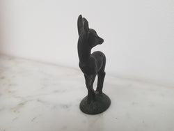 Signed Miniature Bronze Deer | Antique & Vintage | Moonee Ponds Antiques | Australia Wide Delivery