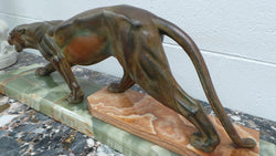 French Art Deco Panther Statue | Antique & Vintage | Moonee Ponds Antiques | Australia Wide Delivery
