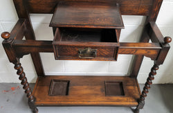 Beautiful Oak Antique Jacobean Hall Stand | Antique & Vintage | Moonee Ponds Antiques | Australia Wide Delivery