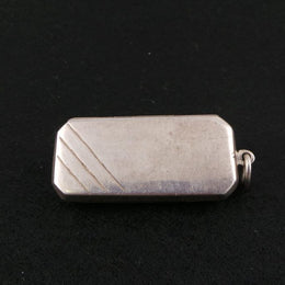 Sterling Silver Art Deco Style Pendant - Locket