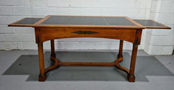 Empire Style Walnut Desk With Pull Out Writing Slides | Antique & Vintage | Moonee Ponds Antiques | Australia Wide Delivery
