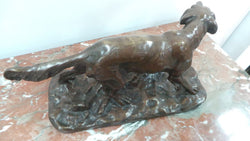 An Antique Classical French Bronze Of A Red Setter | Antique & Vintage | Moonee Ponds Antiques | Australia Wide Delivery