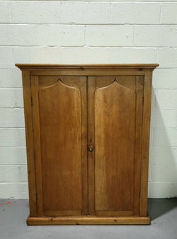 Lovely Victorian Pine Shield Cupboard | Antique & Vintage | Moonee Ponds Antiques | Australia Wide Delivery