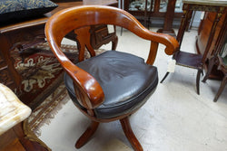 Australian Cedar Office Chair | Antique & Vintage | Moonee Ponds Antiques | Australia Wide Delivery