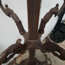 French Cast Iron Coat Rack
