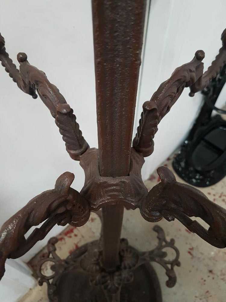 French Cast Iron Coat Rack