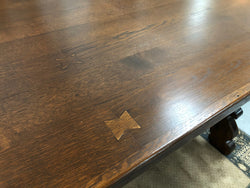 French Spanish Style Oak Dining Table | Antique & Vintage | Moonee Ponds Antiques | Australia Wide Delivery