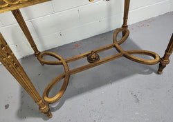 French Louis XVI Style Gilt Center Table with Marble Top | Antique & Vintage | Moonee Ponds Antiques | Australia Wide Delivery