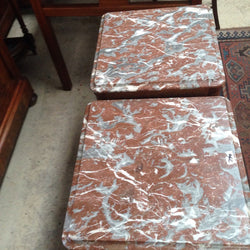 Pair French Marble Top Bedside | Antique & Vintage | Moonee Ponds Antiques | Australia Wide Delivery