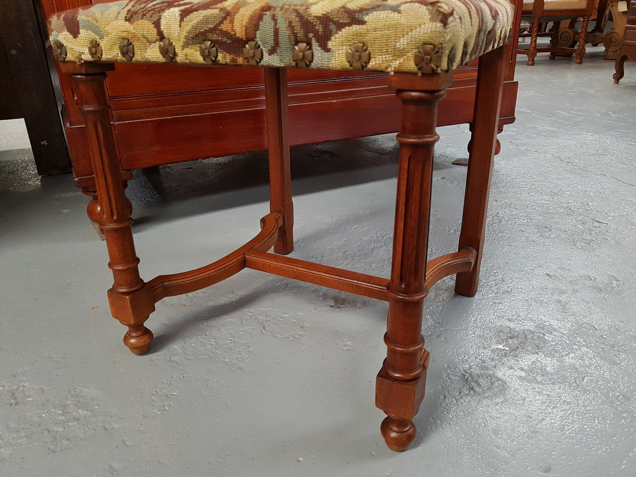 French Walnut Carved Chair
