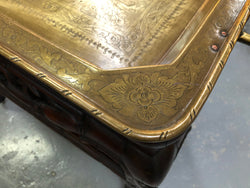 Victorian Rosewood Auto Trolley With Removable Brass Tray | Antique & Vintage | Moonee Ponds Antiques | Australia Wide Delivery