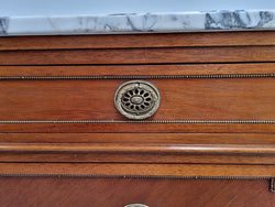 Louis XVI Style Mahogany Marble Top Cupboard | Antique & Vintage | Moonee Ponds Antiques | Australia Wide Delivery