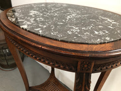 French Fruitwood Marble Top Occasional Table | Antique & Vintage | Moonee Ponds Antiques | Australia Wide Delivery