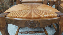 Set of Six Fabulous French Oak Dining Chairs | Antique & Vintage | Moonee Ponds Antiques | Australia Wide Delivery