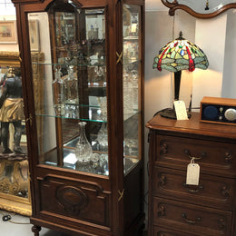 Superb French Oak Vitrine