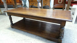 Practical French Oak Coffee Table | Antique & Vintage | Moonee Ponds Antiques | Australia Wide Delivery
