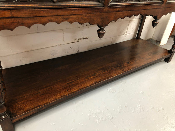 Georgian Style Carved Oak Dresser