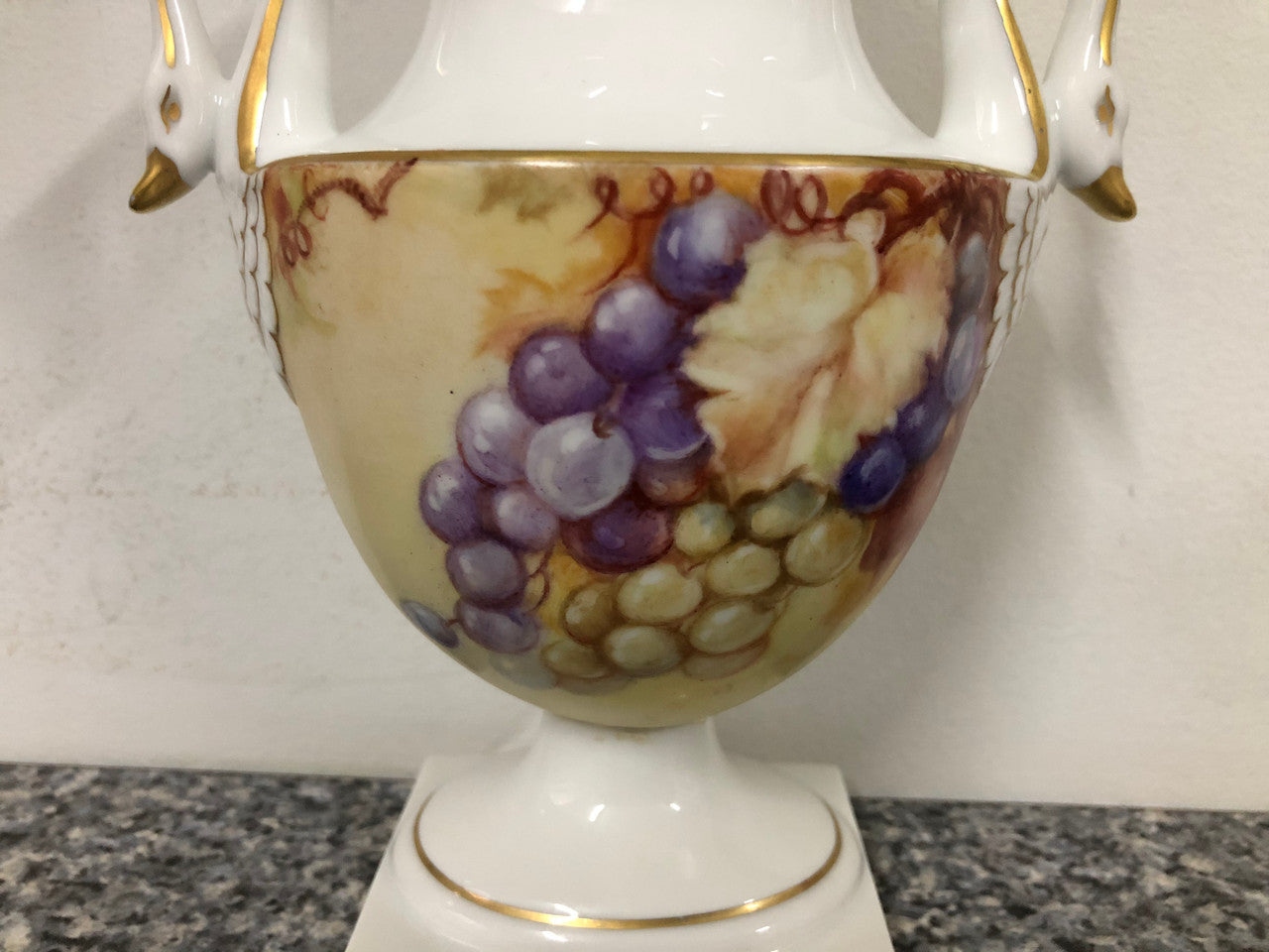 Decorative Hand Painted Vase Made In Portugal | Antique & Vintage | Moonee Ponds Antiques | Australia Wide