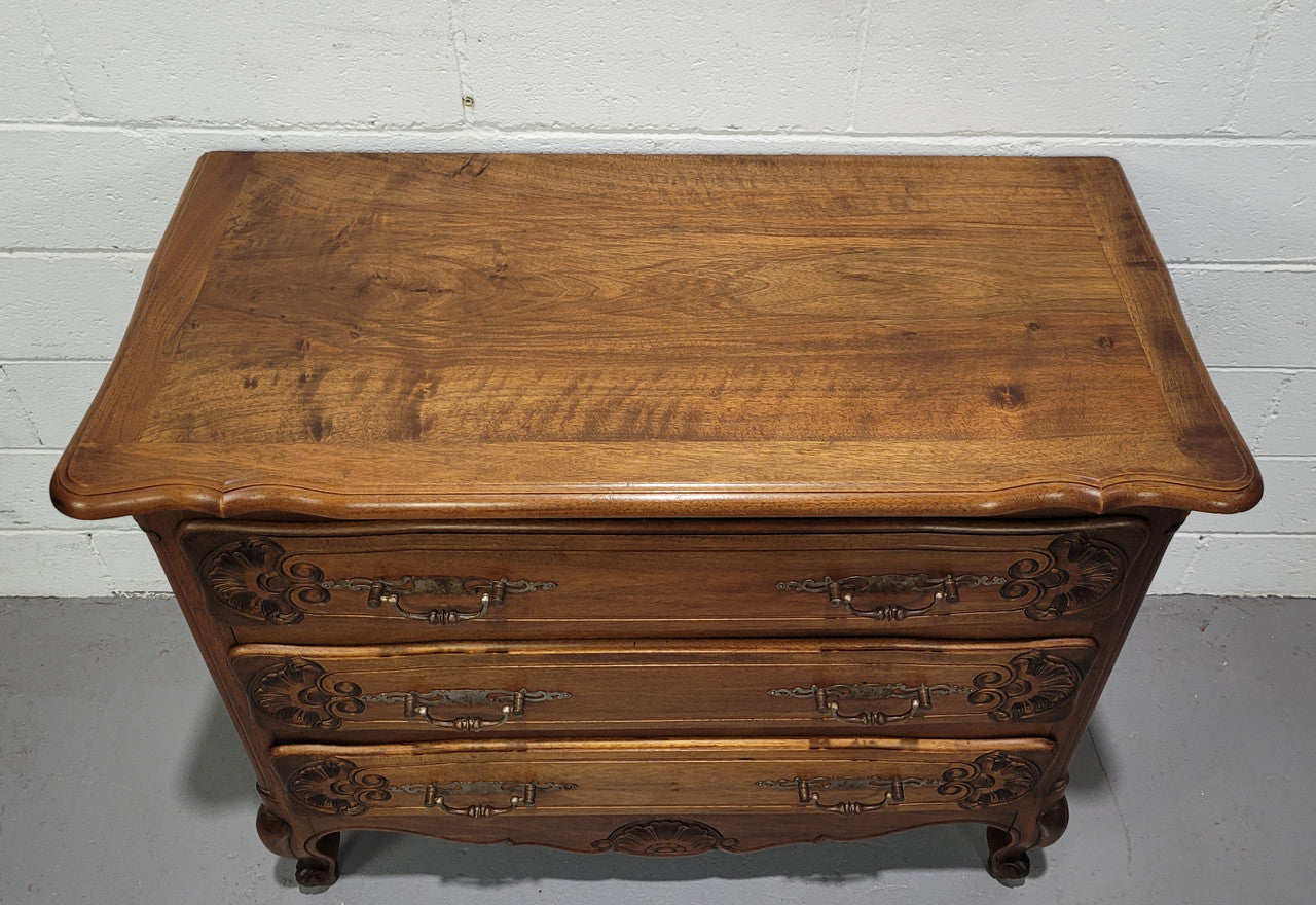 Fabulous French Walnut Three Drawer Commode | Antique & Vintage | Moonee Ponds Antiques | Australia Wide Delivery