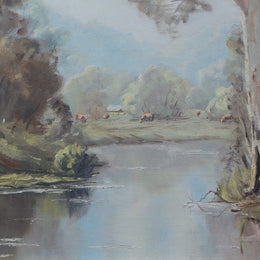 Framed Oil On Board By Artist Lorraine Davies
