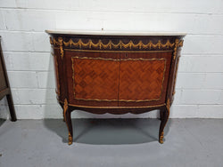 French Style Marble Top Two Door Buffet With Beautiful Decorative Mounts | Antique & Vintage | Moonee Ponds Antiques | Australia Wide Delivery