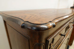 French Provincial Single Door Oak Buffet-1 | Antique & Vintage | Moonee Ponds Antiques | Australia Wide Delivery