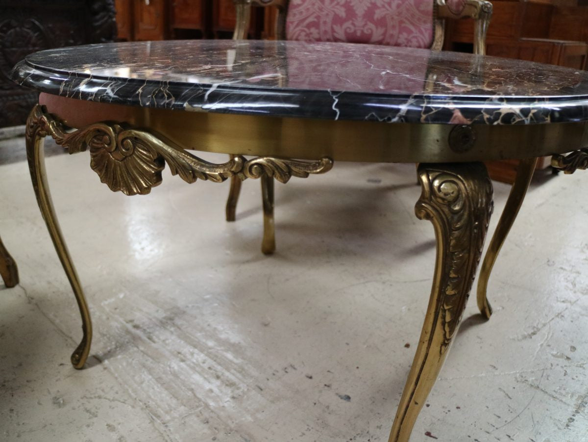 French Portoro Marble Coffee Table | Antique & Vintage | Moonee Ponds Antiques | Australia Wide Delivery
