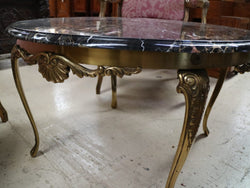 French Portoro Marble Coffee Table | Antique & Vintage | Moonee Ponds Antiques | Australia Wide Delivery