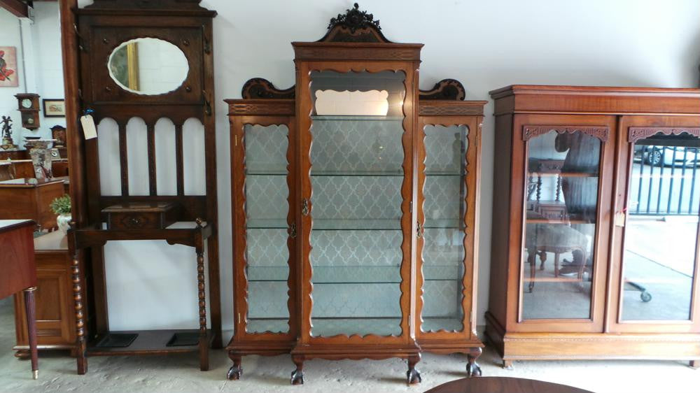 Victorian Display Cabinet | Antique & Vintage | Moonee Ponds Antiques | Australia Wide Delivery