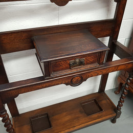 Antique Jacobean Hall Stand