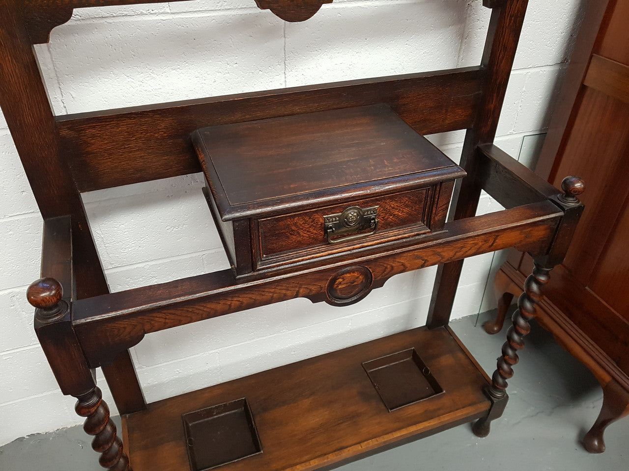 Antique Jacobean Hall Stand