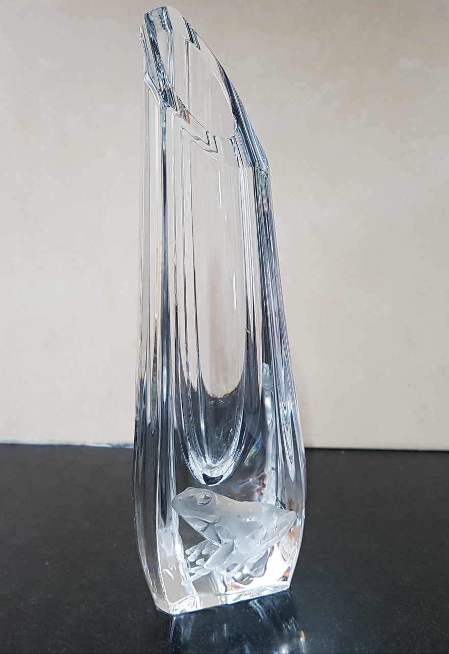 Anne Dybka Baccarat Crystal Vase