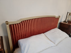 French Queen Size Upholstered Louis XV Style Painted Bed | Antique & Vintage | Moonee Ponds Antiques | Australia Wide Delivery