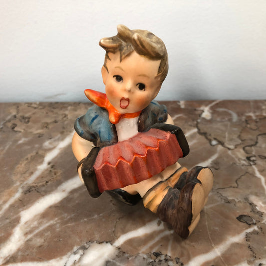 Vintage Hummel Figurine "1968" Boy With Accordian