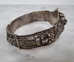 Antique Chinese Foo Dog Silver Bracelete | Antique & Vintage | Moonee Ponds Antiques | Australia Wide Delivery