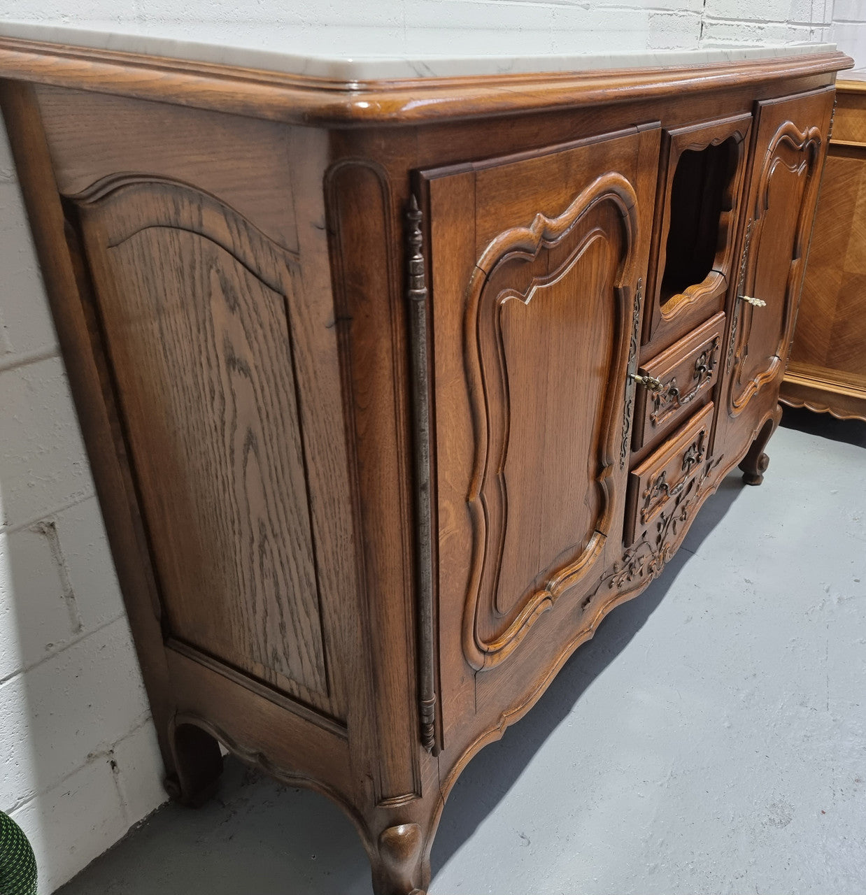 French Oak Louis XV Style Beautifully Carved Sideboard | Antique & Vintage | Moonee Ponds Antiques | Australia Wide Delivery