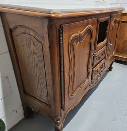French Oak Louis XV Style Beautifully Carved Sideboard | Antique & Vintage | Moonee Ponds Antiques | Australia Wide Delivery
