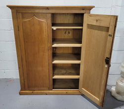 Lovely Victorian Pine Shield Cupboard | Antique & Vintage | Moonee Ponds Antiques | Australia Wide Delivery