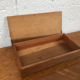 Vintage Parquetry Wooden Box