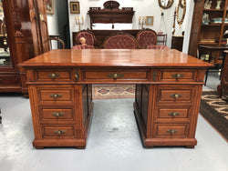 Fabulous French Antique Partners Desk | Antique & Vintage | Moonee Ponds Antiques | Australia Wide Delivery