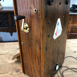 Fabulous Vintage Oak Wall Phone