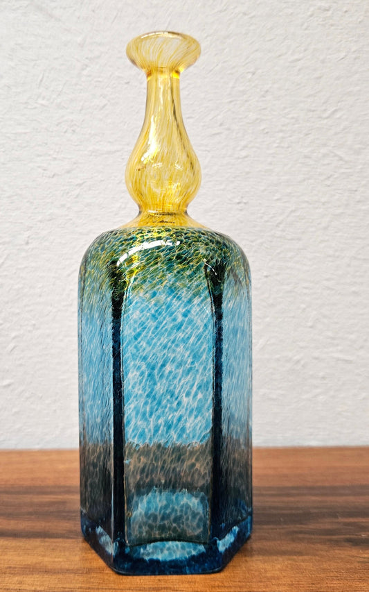 Kosta Boda Vase Model 47834 by Bertil Vallien Antikva Series.  In good condition No Chips or Cracks.