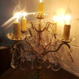An Amazing Pair Of Parisian Girandole Lamps