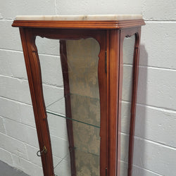 French Louis XV Style Small-Scaled Display Cabinet With Marble Top | Antique & Vintage | Moonee Ponds Antiques | Australia Wide Delivery