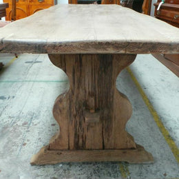 Light French Oak Dining Table
